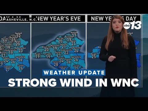 Powerful cold front brings gusty winds to western North Carolina