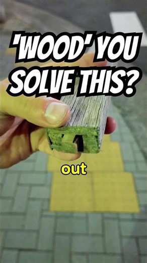 How long WOOD you spend trying to figure out the secret to this Geocache hidden in Nagoya, Japan?