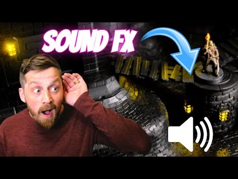 I put SOUND EFFECTS in this INFESTED sewer DIORAMA