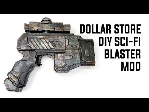 Dollar Store Toy Hack: Transform a Toy Gun into an Epic Sci-Fi Blaster