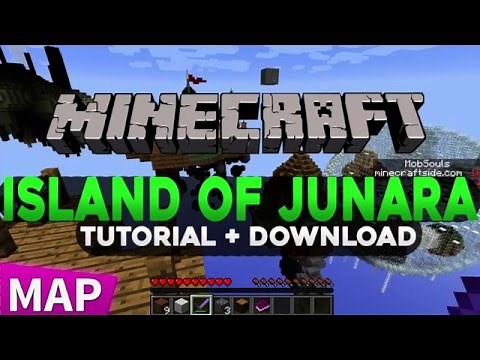Island of Junara Map for Minecraft 1.9/1.8.9/1.8 | Download and Instalation Tutorial