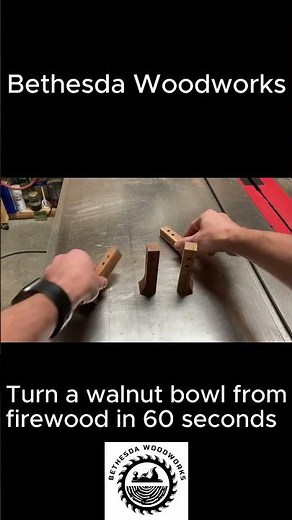 Crafting a Brazilian cherry dowel bonsai display stand in 60 seconds #woodworking