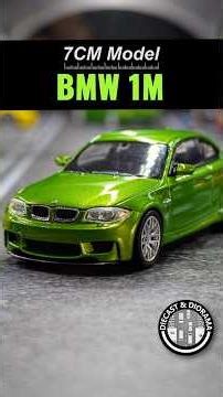 Review & Unboxing - 7CM Model 1/64 Diecast BMW 1M Coupe in Java Green #diecast #hotwheels #bmw