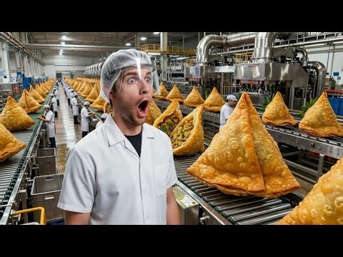 Inside the Samosa Factory | Mass Production of Crispy Samosas | How It’s Made