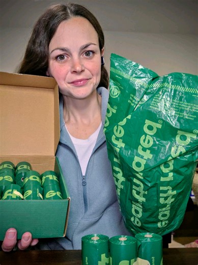 You get quality AND quantity with these dog poop bags by @earthrated. Plus, they are good for our pups, good for US, & good for the planet! #earthratedpoopbags #doggybags #poopbags #sensitivestomach #dogparents