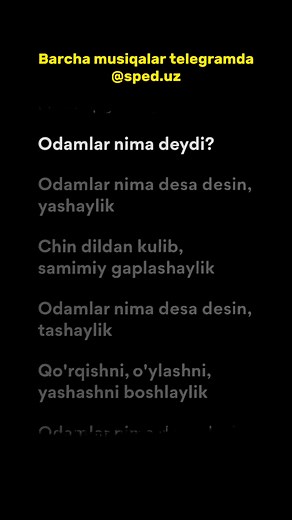 Odamlar nima deydi?! (sped up) - Konsta & Alixonov Timur #alixonovtimur #konsta #odamlarnimadeydi #odamlarnimadesadesin #odamlarnimadeydi? #uzbekspeedup #spedup #speduz #uzbmusic #speedsongs