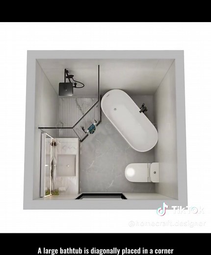 8 Practical Layout Plans for Small Bathrooms! 🛁