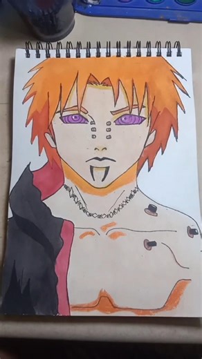 naruto pain drawing#anime #naruto #natago #animeedit