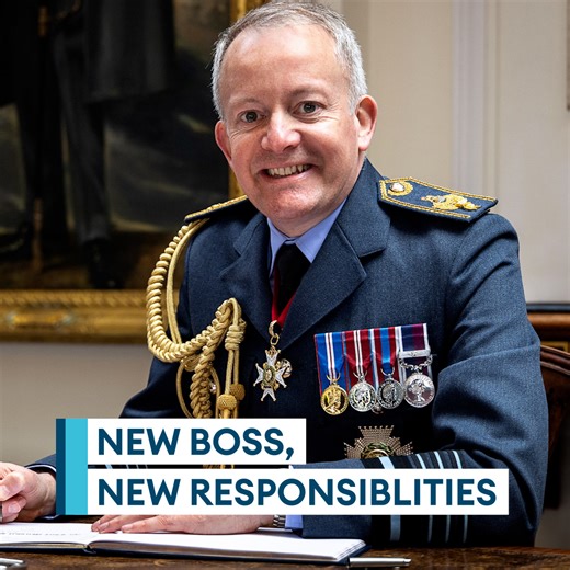 9.7K views · 107 reactions | History made as new Chief of the Defence Staff takes command of service heads﫡 Air Chief Marshal Sir Rich Knighton is the next Chief of the Defence Staff – and he starts his role with a new-look structure underneath him. Following the announcement, BFBS Forces News' Sian Grzeszcsyk Melbourne takes a closer look at why the top job in the military is the most powerful it's ever been | Forces News | Facebook