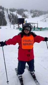 ￼ Ever Seen a Blind Person Ski? 🎿👩🏽‍🦯 @oregonadaptivesports3008 @cardooutdoor