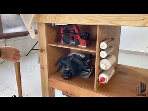 Tự chế tạo bàn làm cho thợ mộc tiện dụng nhất thế giới với 20 chức năng