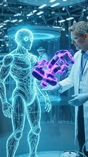 Advanced Ai Robot DareX Visit Quantum Scientist for clarifying new quantam device processing