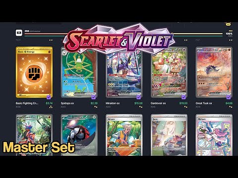 Pokemon Master Set Collection Guide 2024 (SV: Base)