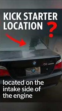Kickstarter Location for BMW 525i | Quick Guide