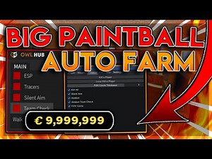 ROBLOX | 🔫 Big Paintball Script/Hack! Auto Farm, Kill All, Get All Skins Free!
