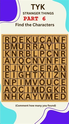 Can you find all5️⃣? Check pinned comment for answer! #strangerthings #s5 #crossword #challenge #fun