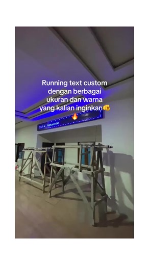 Pemesanan 2 running text dengan custom ukuran 4 meter 20 cm x 40 cm x 7.5 cm dan berwarna biru. Untuk konsultasi gratis dalam hal pembuatan atau custom elektronika, IOT, software, microcontroller dapar langsung hubungi kami melalui DM di instagram ini🫵🔥😁 . . #runningtext #runningtextmurah #videotron #iot #microcontroller #systemautomation #elektronik #mataram #lombok #ntb #technology #custom #otomatisasi