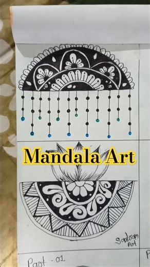 Amazing Art That’s Actually Easy!🤫#shorts #youtubeshorts #viral #mandala