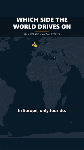 Which Side of the Road Every Country Drives On