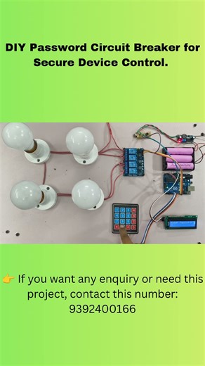 DIY Password Circuit Breaker for Secure Device Control.