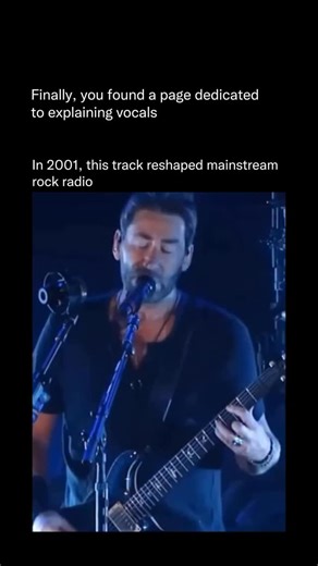 Explaining Vocals | Why Voices Hit on Instagram: "When How You Remind Me was released in 2001, it became one of the most defining rock songs of the early 2000s. Built on post-grunge grit, emotional tension, and a chorus designed for mass release, the track captured a moment when rock music was shifting from the angst of the ’90s into a more radio-dominant, arena-ready sound. Its combination of raw vocals and straightforward songwriting made it instantly relatable and impossible to escape. The so