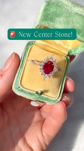  Would you dare paint the town red wearing a RUBY engagement ring? I...