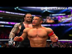 UNDERTAKER VS JOHN CENA - NO HOLDS BARRED TO UNDERTAKER ‪@WrestlemaniaOn‬