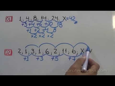 SUCESIONES NUMÉRICAS - Diferentes Casos
