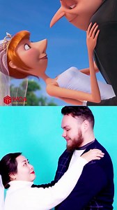 1.7M views · 3.5K reactions | Gru and Lucy's wedding - Despicable Me #shorts | Woa Parody Like | Facebook