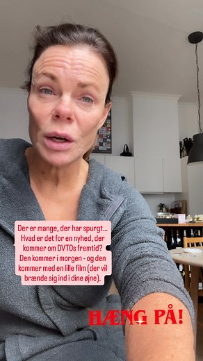 I morgen formiddag (ja, jeg vil jo kalde det morgen, men det er vist officielt formiddag) kl.09.30 kommer der en nyhed om DVTOs fremtid. Nyheden kommer med en film - du forhåbentlig ikke har set før og aldrig vil glemme igen. Kram fra Ditte | Det, vi taler om