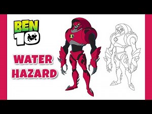 Ben 10 Ultimate Alien Water Hazard Coloring | Fun Art for Kids