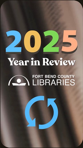 What a year it’s been at Fort Bend County Libraries! In 2025, our community showed up in a big way: 👤 356,484 patrons served on average each month 🆕 33,969 new patrons welcomed 📗 1,909,371 physical items checked out ✔️ 76,408 holds picked up 💡 58,318 new items added to our collection From discovering new favorite reads to sharing beloved stories across all ages, thank you for making our libraries a place of connection, learning, and inspiration. Here’s to another year of enriching lives and 