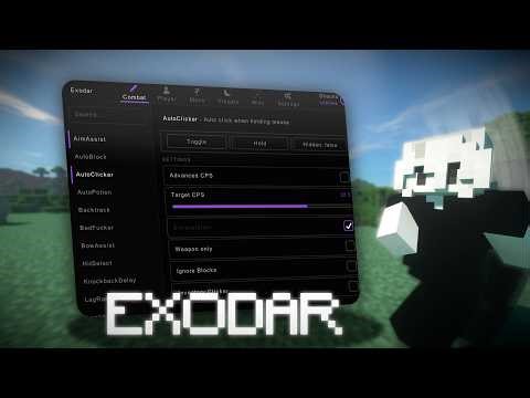 THE NEW GHOST CLIENT FOR MINECRAFT 1.8.9 | EXODAR