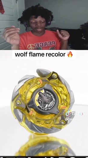 Beyblade Wolf Flame Recolor – ClasherKobu Custom Look