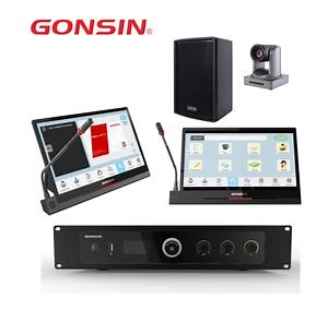[Hot Item] Digital Intelligent All in One LCD Touch Screen Paperless Conference System with Microphones with CE