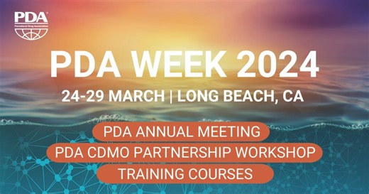 🌴 PDA Week 2024 is coming to Long Beach next month! Join us and experience the latest technologies and industry practices in Long Beach, California: - Immerse yourself in 3 days of knowledge sharing and innovation exploration during the PDA Annual Meeting and Exhibit Hall - Select from multiple training opportunities including Quality and Compliance, Cleaning and Disinfection, and CCS before, during and after the Annual Meeting. - Add the PDA CDMO Partnership Workshop to your schedule. - Get yo