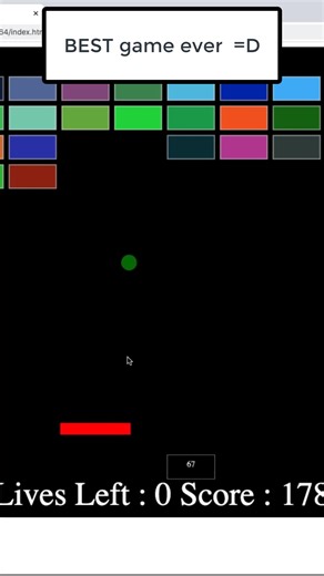 How to make a game with HTML & JavaScript 🎮🤓👨‍💻 #geek #techtok #gamedev #webdeveloper #webdesign #python #coding #programming #learnontiktok #html5 #css3 #technology #javascript