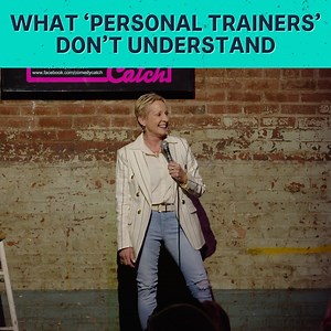 What personal trainers just don't get... Get tickets and tour info at karenmills.com! #karenmills #karenmillscomedy #standupcomedy #personaltrainer #workout | Karen Mills