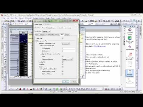 PCA for Spectroscopy App