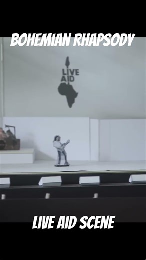behind the scenes! What it took to make the Live Aid scene in Bohemian Rhapsody. #shorts #movie