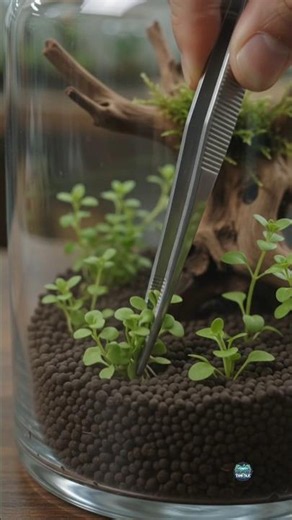 Jarrarium Setup 🫙 | Create Nature in a Jar | Easy Aquascape Idea #aquarium #jarrarium #aquascape
