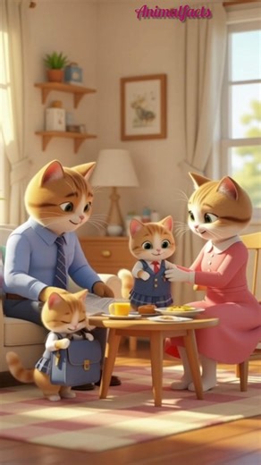 31K views · 1.4K reactions | Meet this adorable cat family dressed...