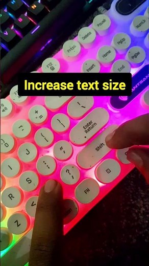 Shortcut key for increase text size in MS words