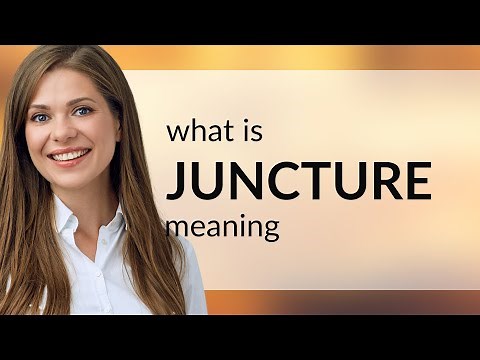 Juncture | definition of JUNCTURE