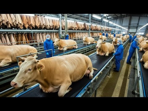 Inside a Modern Cow-Leather Factory: From Farm to million dollars Luxury products