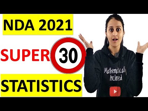 NDA 2021 S STATISTICS 30- MOST IMPORTANT QUESTIONS WITH TRICKS