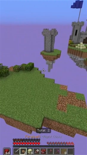 Fireball Fight #minecraft #fireballjump #gaming