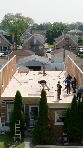 Introducing our newest project: an exceptional 2nd story addition. Our clients approached us with the desire to enhance their single-story home by creating an additional living space. Their vision included expanding the square footage to accommodate two bedrooms and a bathroom upstairs, along with an inviting lounge area where both kids and the entire family can create memorable moments together. Follow along and stay up to date with the latest on this 2nd story addition. #mrhome #renovations #h