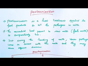 Pasteurization| Food technology| HTST or high temperature short time pasteurization