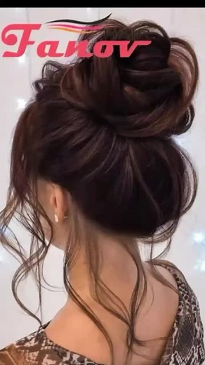 Fanov Hair Synthetic Bun Extensions Chignon Donut Updo Pieces#trending #foryoupage #fypシ #hairstyle #hair #affiliatemarketing